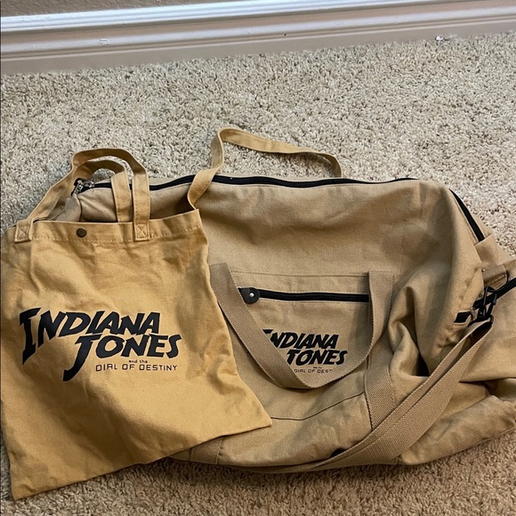 Disney Indiana Jones Tan Bag Set - Picture 1 of 6